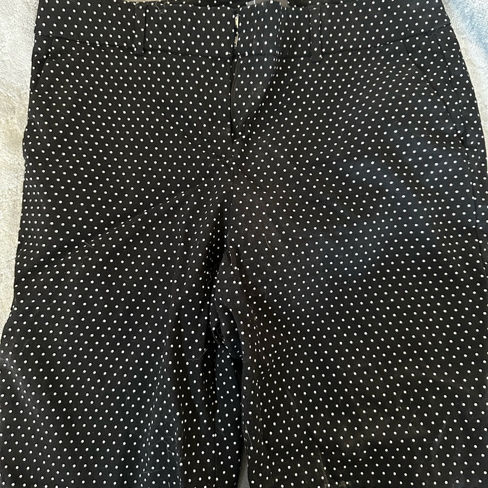 Black Polka Dot Pants